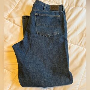 Lee Straight Fit Indigo Blue Denim Jeans